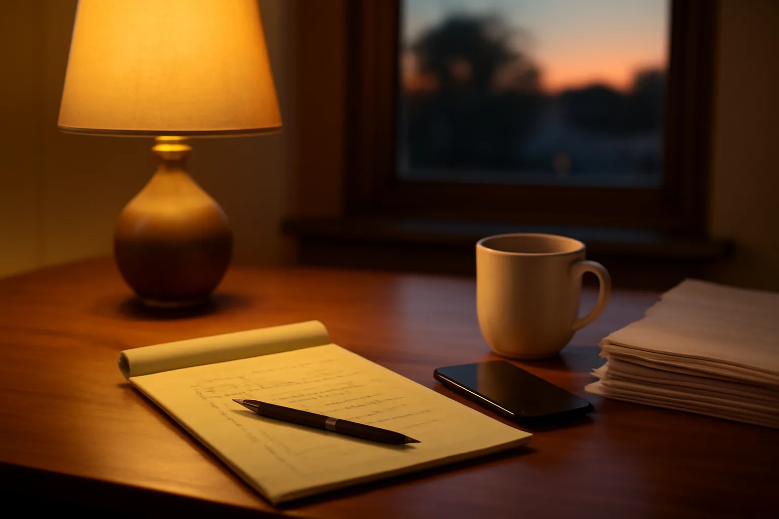 Desk scene representing research before hiring a trusted timeshare exit attorney