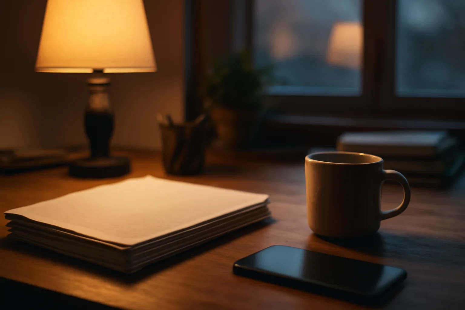 Desk with paperwork and a phone, evoking the stress of vetting timeshare exit companies