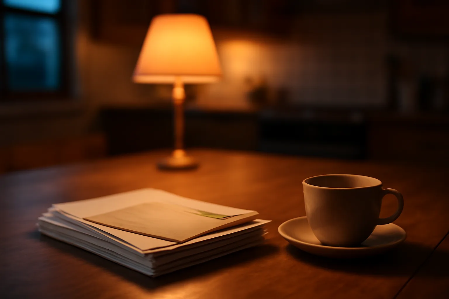 Contract papers and mailing receipt on a table, representing steps to exit a timeshare