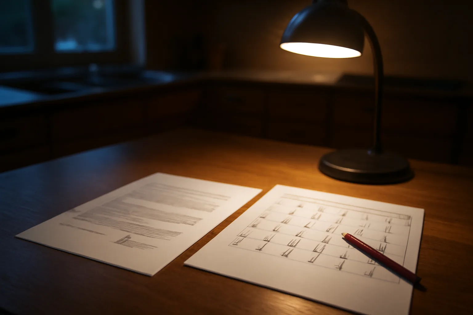 Contract, mail receipt, and circled calendar date on a table representing a timeshare rescission deadline