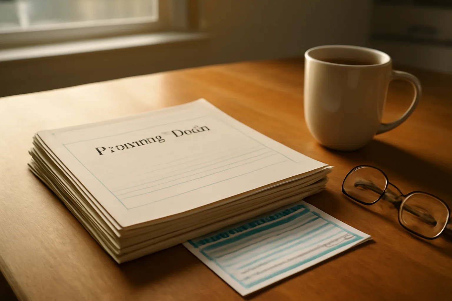 Deed documents and certified mail receipt on a table, representing a Wyndham timeshare exit