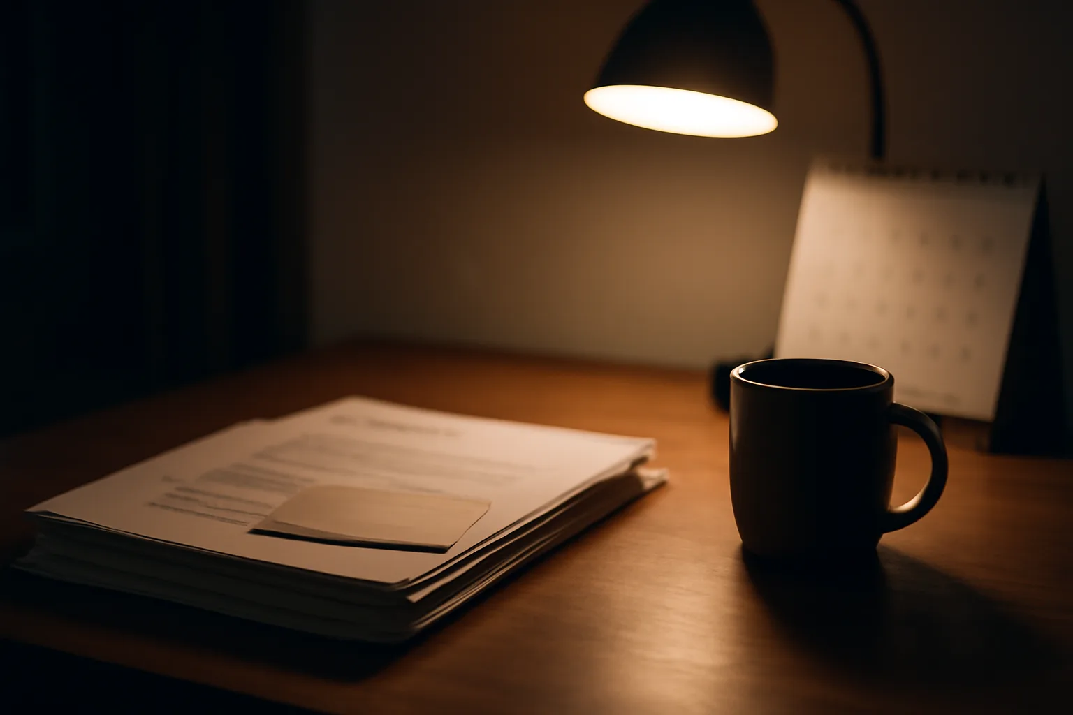 Contract papers and a certified mail receipt on a desk, symbolizing canceling a Diamond Resorts timeshare