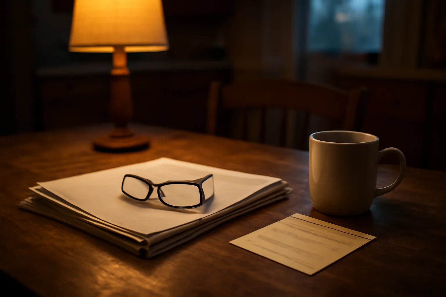 Contract paperwork and mail receipt on a kitchen table representing a timeshare exit decision