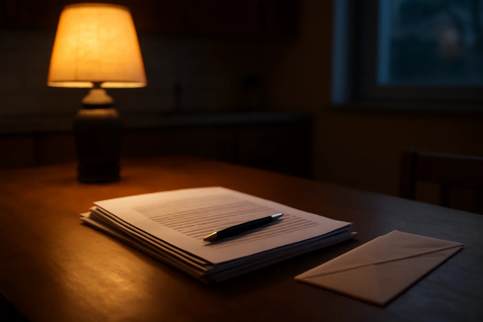 Contract papers and a pen on a table, representing canceling a timeshare purchase