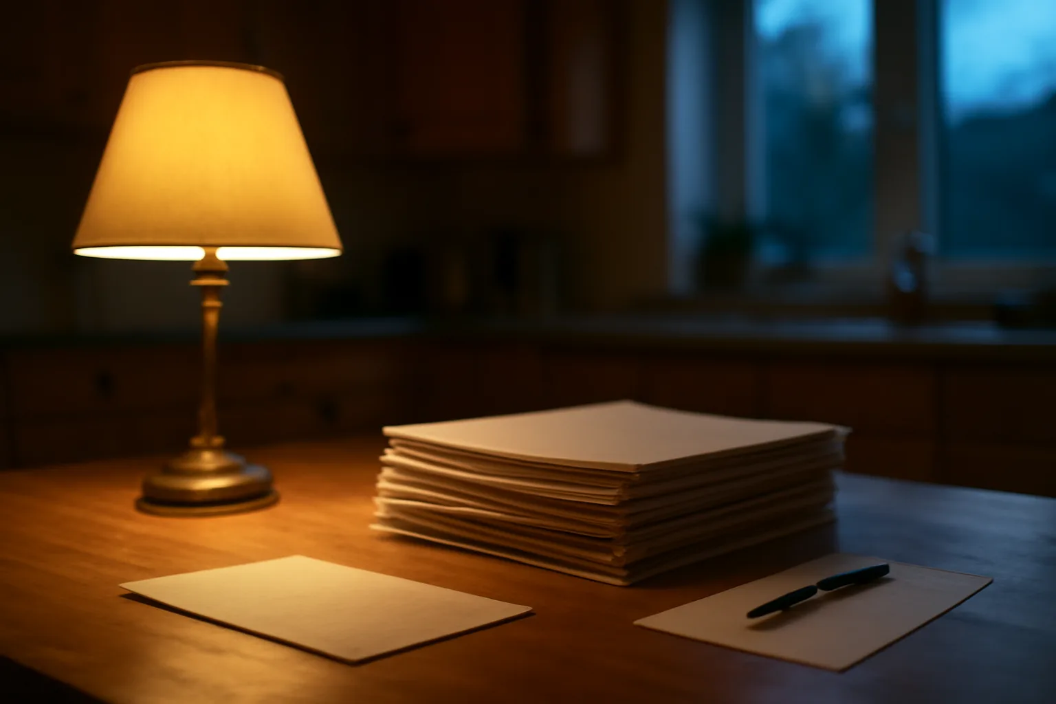 Documents and a pen on a table, representing steps to cancel a Royal Holiday timeshare