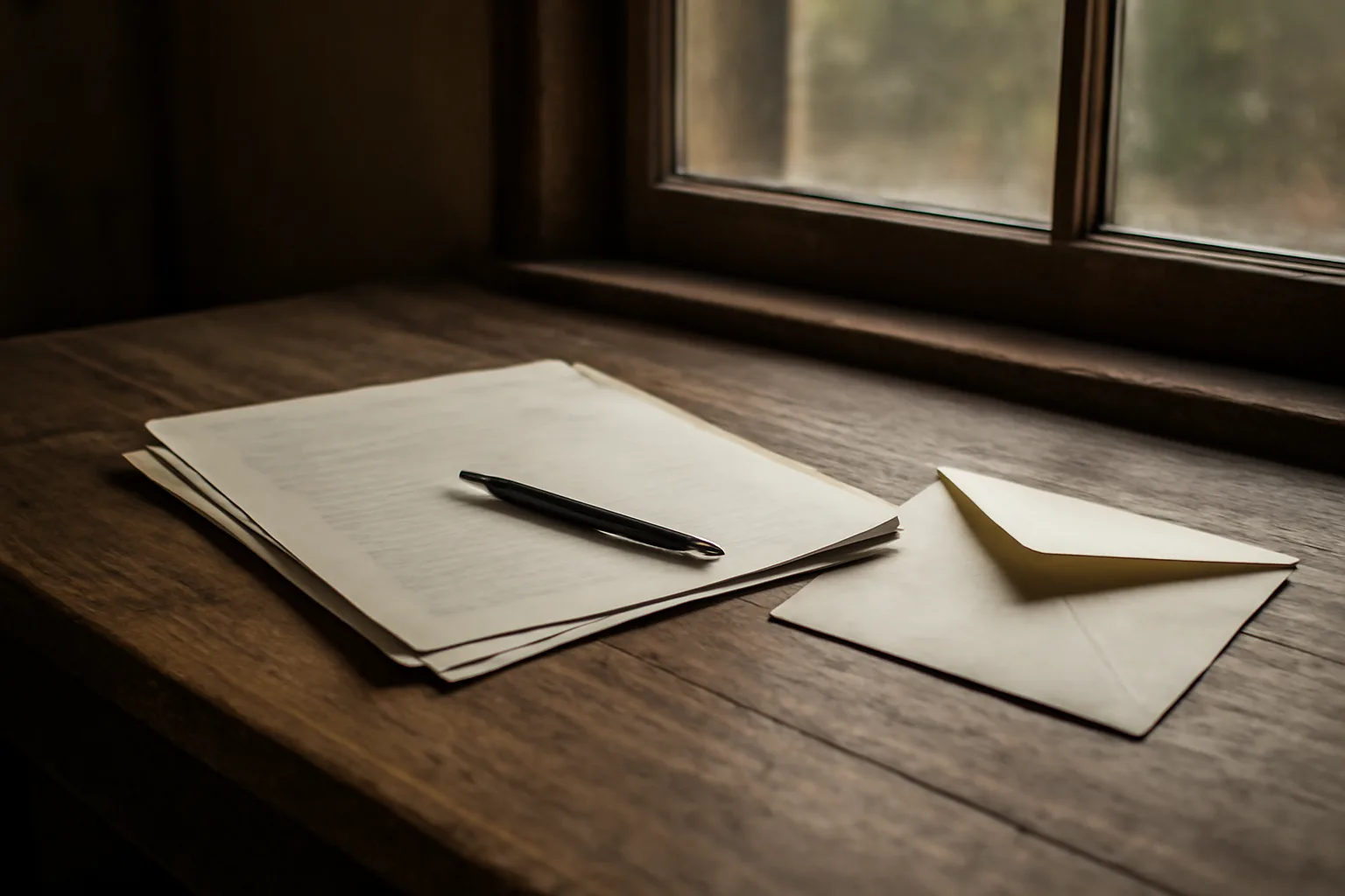 Desk with closing documents and pen, representing the timeshare contract exit decision