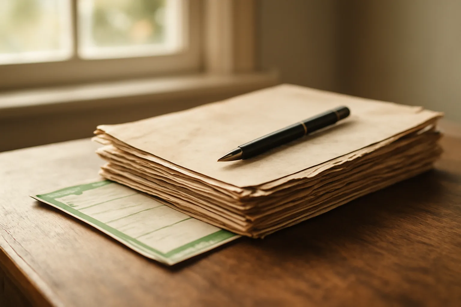 Contract papers and a certified mail receipt on a table, representing timeshare cancellation steps