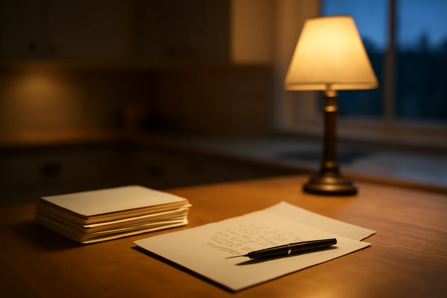 Certified mail receipt and pen on a table, representing a Florida timeshare cancellation letter