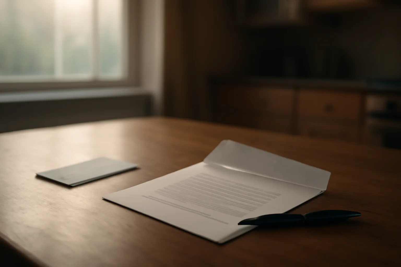 Contract papers and a certified mail receipt on a table, representing timeshare rescission steps