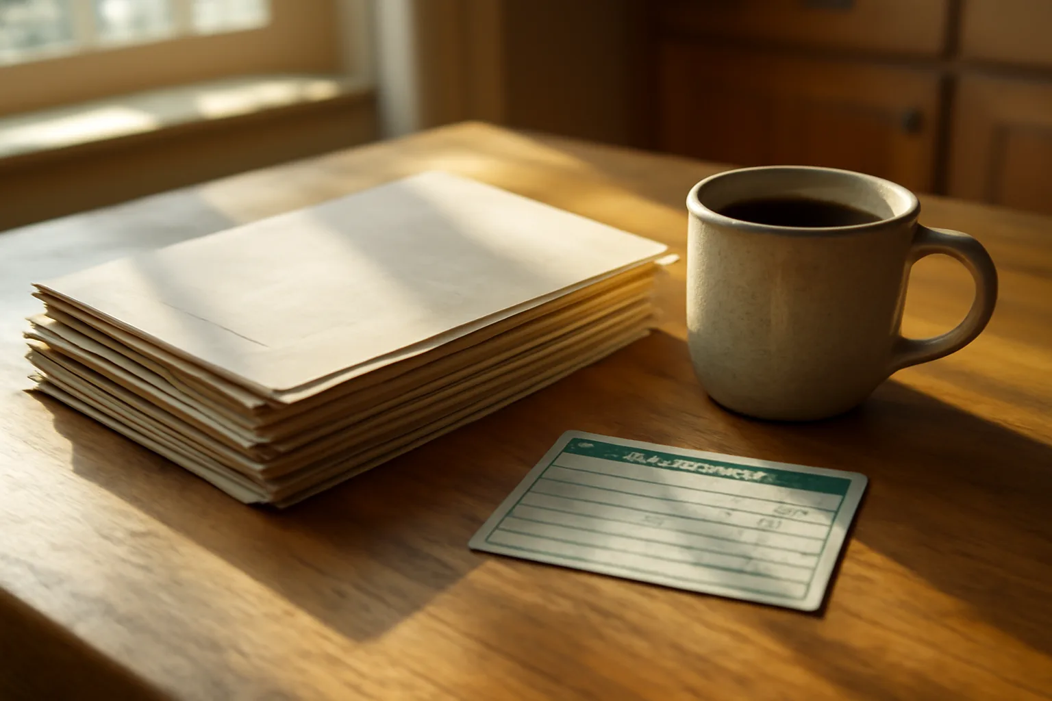 Timeshare contract documents and mail receipt on a table during a Westgate timeshare cancellation review